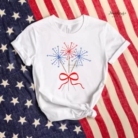 4th of July Sparklers Bouquet Shirt