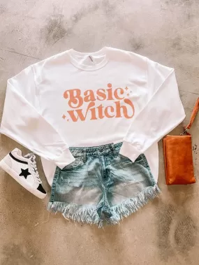 Basic Witch Graphic Sweatshirt