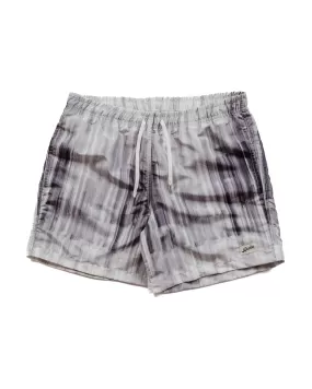 Bather Grey Glitch Swim Trunk