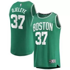 Boston Celtics Semi Ojeleye Fanatics Branded Replica Fast Break Player Jersey Mens - Green | Ireland H0380U2