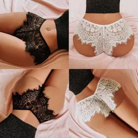 Boy Shorts Lacy Semi-See Through Women's Underwear