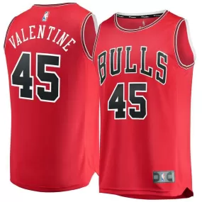 Chicago Bulls Denzel Valentine Fanatics Branded Fast Break Player Icon Jersey Kids - Red | Ireland K5331V0