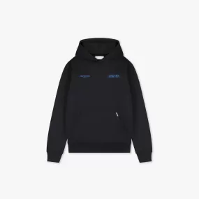 CROYEZ COLLECTION HOODIE - BLACK/COBALT