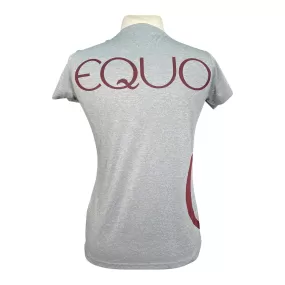 Equo Short Sleeve Training Shirt in Grey - Women's Small