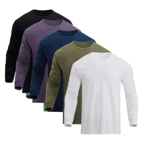 ESSENTIALS GRAPHIC LONG SLEEVE-5 PACKS