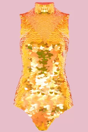 FIFI SEQUIN LEOTARD - FOX