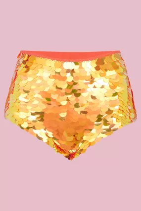 GIGI SEQUIN HOTPANTS - FOX