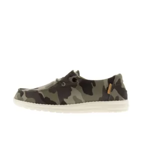 Hey Dude Womens Wendy Canvas Camo