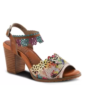 L'ARTISTE FLORADACIOUS ANKLE STRAP SANDAL