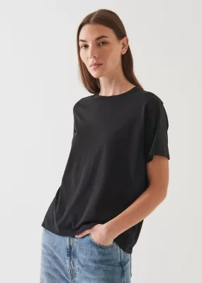 LIGHTWEIGHT PIMA COTTON BOYFRIEND T-SHIRT