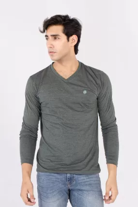 Men's Full Sleeve Basic V-Neck