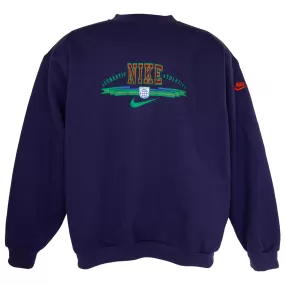 Nike 90s Embroidered Authentic Athletic Spellout Sweatshirt (XL)