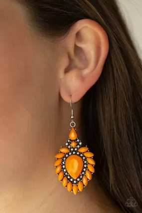 Paparazzi The LIONESS Den Earring-Orange