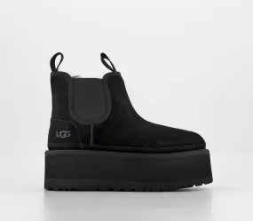 Womens UGG Neumel Platform Chelsea Black