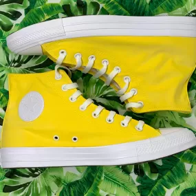 Yellow Hi Top Converse